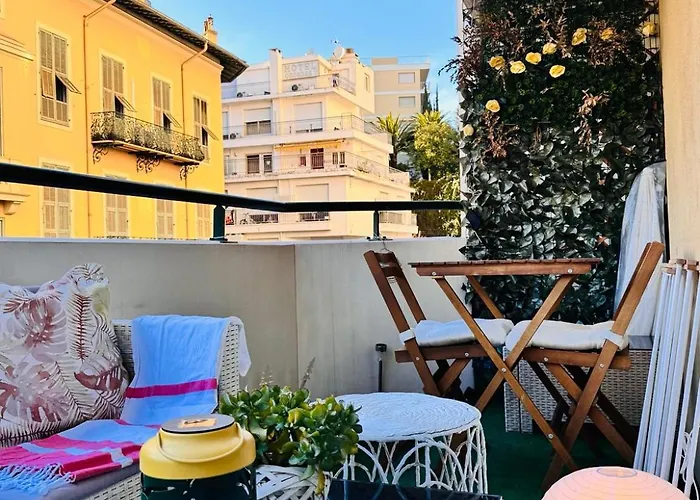 Apartmán Palais Des Arts Terrasse Cosy Parking Prive 150m Clim Wifi